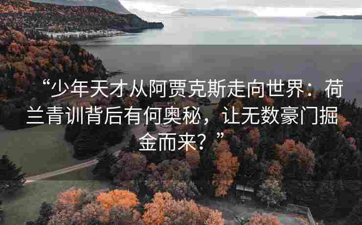 “少年天才从阿贾克斯走向世界:荷兰青训背后有何奥秘,让无数豪门掘金而来?”